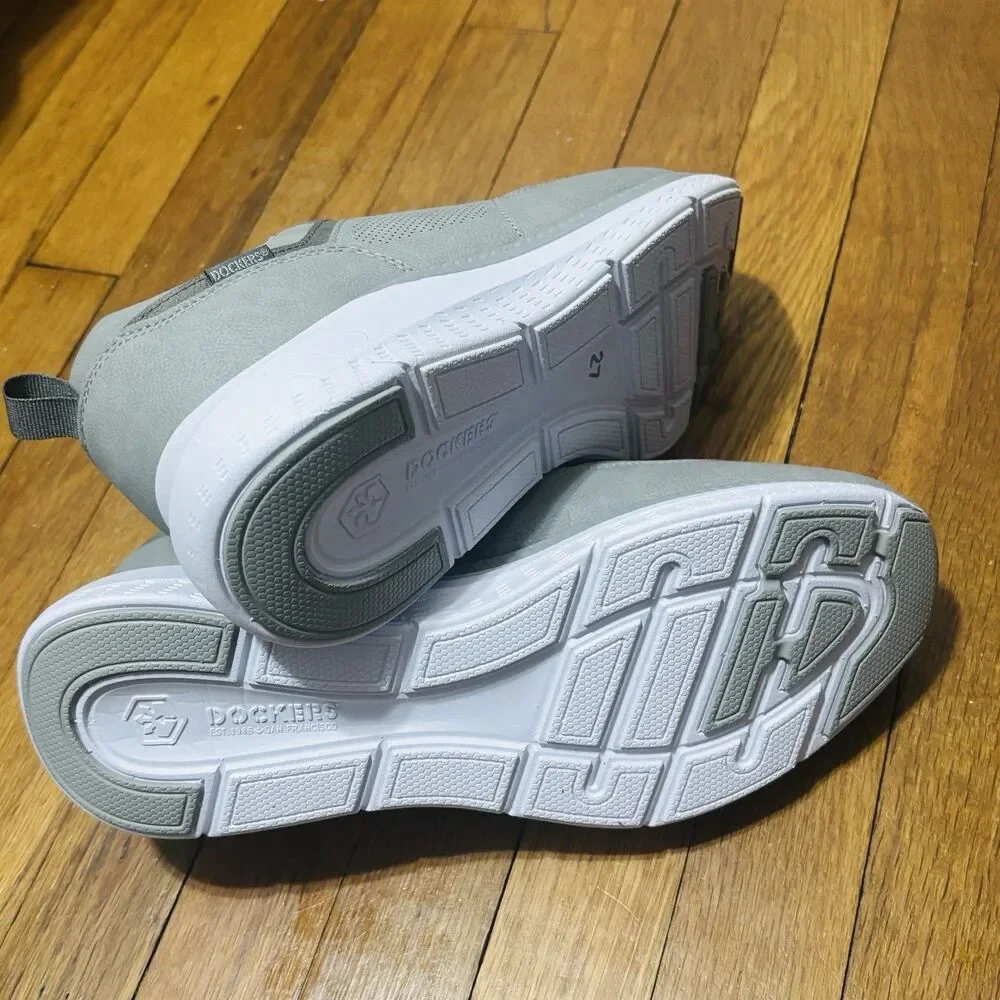 Men's Casual Dockers Sneakers Gray Sz 10.5W Comfort Walking